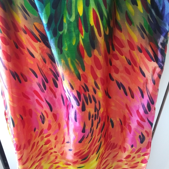 Used multicolor dress, size XL - Picture 4 of 5
